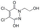 4,5-DICHLORO-6-HYDROXY-2-(2-HYDROXYETHYL)-2,3-DIHYDROPYRIDAZIN-3-ONE 结构式