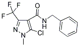N-BENZYL-5-CHLORO-1-METHYL-3-(TRIFLUOROMETHYL)-1H-PYRAZOLE-4-CARBOXAMIDE 结构式