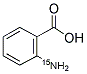 2-AMINOBENZOIC ACID (15N) 结构式