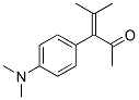 3-[4-(DIMETHYLAMINO)PHENYL]-4-METHYLPENT-3-EN-2-ONE 结构式