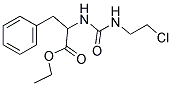 ETHYL 2-(([(2-CHLOROETHYL)AMINO]CARBONYL)AMINO)-3-PHENYLPROPANOATE 结构式
