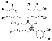 QUERCETIN-3,5-DIGLUCOSIDE 结构式
