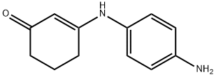 3-((4-Aminophenyl)amino)cyclohex-2-en-1-one 结构式
