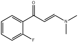 3-DIMETHYLAMINO-1-(2-FLUORO-PHENYL)-PROPENONE 结构式