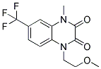 1-(2-Methoxyethyl)-4-methyl-6-(trifluoromethyl)-2,3(1H,4H)-quinoxalinedione 结构式