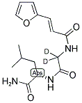 FA-GLY(D2)-LEU-NH2 结构式