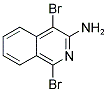 1,4-DIBROMOISOQUINOLIN-3-YLAMINE 结构式