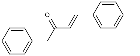 4-(4-Methylphenyl)-1-phenyl-3-buten-2-one 结构式