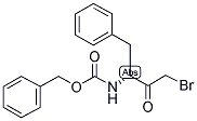 N-Cbz-L-phenylalanyl-bromomethylketone 结构式