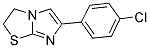 6-(4-CHLOROPHENYL)-2,3-DIHYDROIMIDAZO[2,1-B][1,3]THIAZOLE 结构式