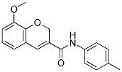 8-METHOXY-N-(4-METHYLPHENYL)-2H-CHROMENE-3-CARBOXAMIDE 结构式