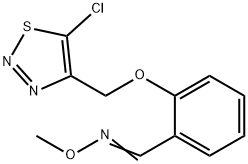 2-[(5-CHLORO-1,2,3-THIADIAZOL-4-YL)METHOXY]BENZENECARBALDEHYDE O-METHYLOXIME 结构式