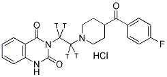 KETANSERIN HCL, [ETHYLENE-3H]- 结构式