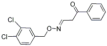 3-OXO-3-PHENYLPROPANAL O-(3,4-DICHLOROBENZYL)OXIME 结构式
