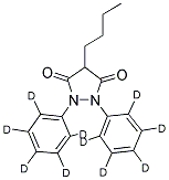 PHENYLBUTAZONE (DIPHENYL-D10) 结构式