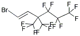 1-BROMO-4,4,5,5,6,6,6-HEPTAFLUORO-3,3-BIS-(TRIFLUOROMETHYL)HEXENE 结构式