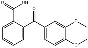 2-(3,4-DIMETHOXYBENZOYL)BENZOIC ACID 结构式