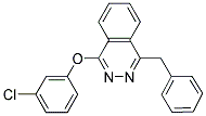 1-Benzyl-4-(3-chlorophenoxy)phthalazine 结构式