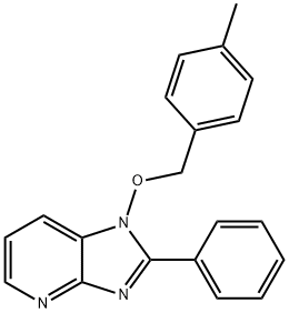 1-[(4-METHYLBENZYL)OXY]-2-PHENYL-1H-IMIDAZO[4,5-B]PYRIDINE 结构式