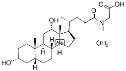 甘氨脱氧胆酸(一水) 结构式