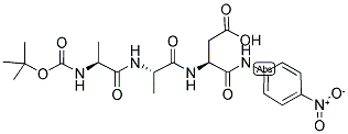 BOC-ALA-ALA-ASP-PNA 结构式