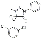 2-(2,6-DICHLOROPHENYL)-7-METHYL-5-PHENYL-1-OXA-5,6-DIAZASPIRO[2.4]HEPT-6-EN-4-ONE 结构式