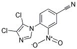 4-(4,5-DICHLORO-1H-IMIDAZOL-1-YL)-3-NITROBENZONITRILE 结构式