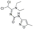N-[2,2-DICHLORO-1-(DIETHYLAMINO)ETHYLIDENE]-N'-(5-METHYLISOXAZOL-3-YL)UREA 结构式