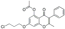7-(3-CHLOROPROPOXY)-2-METHYL-4-OXO-3-PHENYL-4H-CHROMEN-5-YL ACETATE 结构式