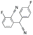 2-[CYANO(4-FLUOROPHENYL)METHYL]-6-FLUOROBENZENECARBONITRILE 结构式