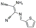 2-AMINO-1-(1-AZA-2-(2-THIENYL)VINYL)ETHENE-1,2-DICARBONITRILE 结构式