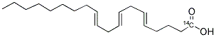 5,8,11-Eicosatrienoic acid [1-14 C] 结构式