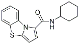 N-CYCLOHEXYLPYRROLO[2,1-B]BENZOTHIAZOLE-1-CARBOXAMIDE 结构式