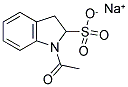 SODIUM 1-ACETYLINDOLINE-2-SULFONATE 结构式