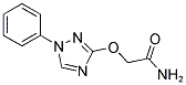 2-[(1-PHENYL-1H-1,2,4-TRIAZOL-3-YL)OXY]ACETAMIDE 结构式