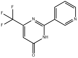 2-(吡啶-3-基)-6-(三氟甲基)嘧啶-4-醇 结构式