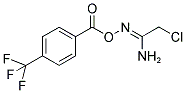 O1-[4-(TRIFLUOROMETHYL)BENZOYL]-2-CHLOROETHANEHYDROXIMAMIDE 结构式