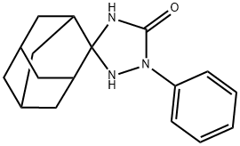 (SPIRO[5,5-ADAMANTYL])-2-PHENYL-1,2,4-TRIAZOLAN-3-ONE 结构式