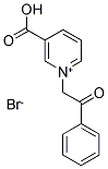 3-CARBOXY-1-(2-OXO-2-PHENYLETHYL)-PYRIDINIUM BROMIDE 结构式