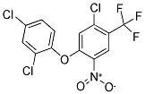 1-CHLORO-5-(2,4-DICHLOROPHENOXY)-4-NITRO-2-(TRIFLUOROMETHYL)BENZENE 结构式