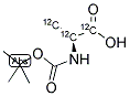 N-(TERT-BUTOXYCARBONYL)-L-ALANINE-12C3 结构式