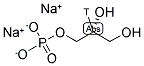 Glycerol 3-phosphate, disodium salt, l-, [2-3H(N)] 结构式