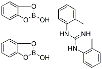 DI-O-TOLYLGUANIDINE SALT OF DICATECHOLBORATE 结构式