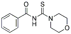 N-(MORPHOLINOCARBOTHIOYL)BENZENECARBOXAMIDE 结构式