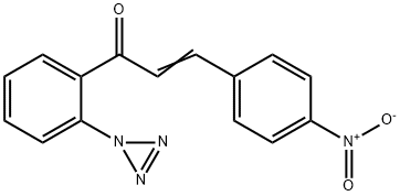 3-(4-NITROPHENYL)-1-[2-(1H-TRIAZIREN-1-YL)PHENYL]-2-PROPEN-1-ONE 结构式