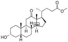 5BETA-CHOLANIC ACID-3ALPHA-OL-12-ONE METHYL ESTER 结构式