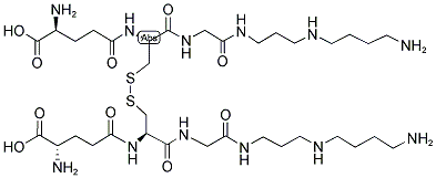 N1-GLUTATHIONYL-SPERMIDINE DISULFIDE 结构式