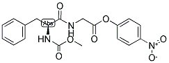 METHOXYCARBONYL-PHE-GLY-ONP 结构式