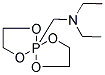 N1-ETHYL-N1-(1,4,6,9-TETRAOXA-5LAMBDA5-PHOSPHASPIRO[4.4]NON-5-YLMETHYL)ETHAN-1-AMINE 结构式