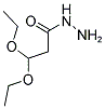 3,3-DIETHOXY-PROPIONIC ACID HYDRAZIDE 结构式